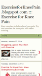 Mobile Screenshot of exerciseforkneepain.blogspot.com