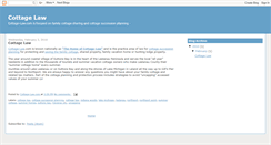 Desktop Screenshot of cottage-law.blogspot.com