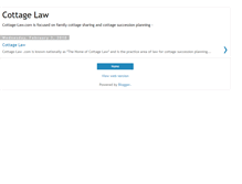 Tablet Screenshot of cottage-law.blogspot.com