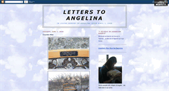 Desktop Screenshot of letterstoangelina.blogspot.com