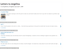 Tablet Screenshot of letterstoangelina.blogspot.com