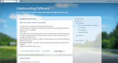 Desktop Screenshot of lifeaccordingtoritvars.blogspot.com