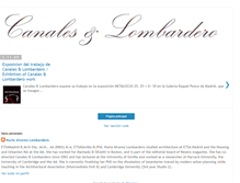 Tablet Screenshot of canales-lombardero.blogspot.com