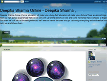 Tablet Screenshot of deepikasharmaonline.blogspot.com