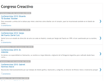 Tablet Screenshot of congresocreactivo.blogspot.com