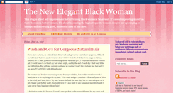 Desktop Screenshot of elegantblackwoman.blogspot.com