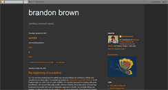 Desktop Screenshot of brandonwbrown.blogspot.com