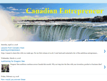 Tablet Screenshot of canentrepreneur.blogspot.com