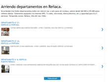 Tablet Screenshot of laladepartamentos.blogspot.com