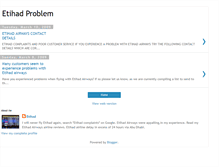Tablet Screenshot of etihadproblem.blogspot.com