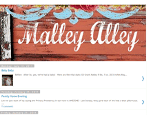 Tablet Screenshot of malleyalley.blogspot.com