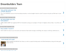 Tablet Screenshot of dreambuildersteam.blogspot.com
