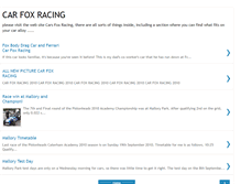 Tablet Screenshot of carfoxracing.blogspot.com