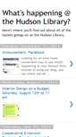 Mobile Screenshot of hudsonlibraryblog.blogspot.com