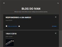 Tablet Screenshot of ivanpinheiro.blogspot.com