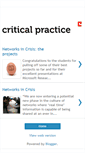 Mobile Screenshot of critical-practice.blogspot.com