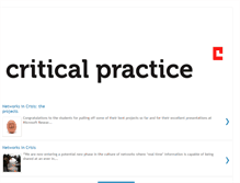 Tablet Screenshot of critical-practice.blogspot.com