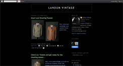 Desktop Screenshot of landumvintage.blogspot.com