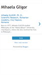Mobile Screenshot of aboutmihaelagligor.blogspot.com
