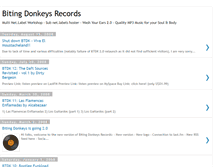 Tablet Screenshot of bitingdonkeys.blogspot.com