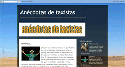 Desktop Screenshot of anecdotasdetaxistas.blogspot.com