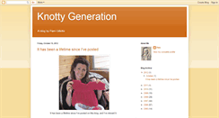 Desktop Screenshot of knottygeneration.blogspot.com