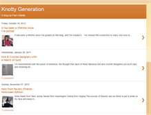Tablet Screenshot of knottygeneration.blogspot.com