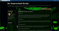 Desktop Screenshot of improvisedscript.blogspot.com