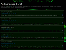 Tablet Screenshot of improvisedscript.blogspot.com