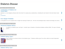 Tablet Screenshot of diabetes-disease0.blogspot.com