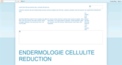 Desktop Screenshot of endermologiecellulite.blogspot.com