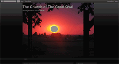 Desktop Screenshot of churchofthegreatoval.blogspot.com