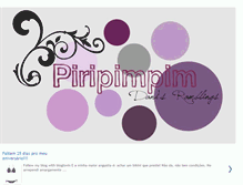 Tablet Screenshot of piripimpim.blogspot.com