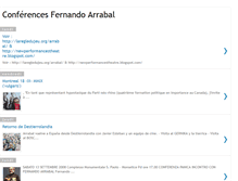 Tablet Screenshot of conferencesarrabal.blogspot.com