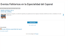 Tablet Screenshot of eventosfolkloricosdelcaporal.blogspot.com