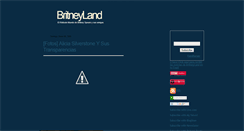 Desktop Screenshot of britneyland.blogspot.com