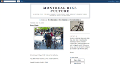 Desktop Screenshot of montrealbikes.blogspot.com