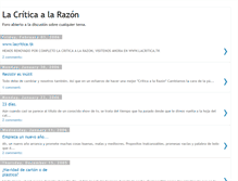 Tablet Screenshot of la-critica-a-la-razon.blogspot.com