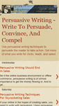 Mobile Screenshot of persuasivewritingsells.blogspot.com