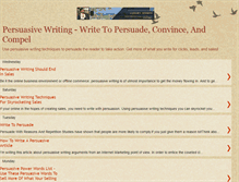 Tablet Screenshot of persuasivewritingsells.blogspot.com