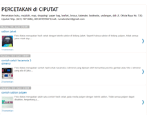 Tablet Screenshot of percetakan-ciputat.blogspot.com