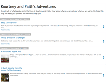 Tablet Screenshot of kourtneyandfaith.blogspot.com