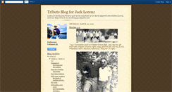 Desktop Screenshot of jacklorenz.blogspot.com