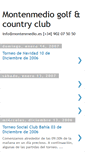 Mobile Screenshot of montenmedio.blogspot.com
