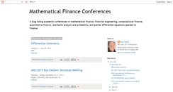 Desktop Screenshot of mathfinance.blogspot.com