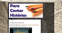 Desktop Screenshot of paracontarhistorias.blogspot.com