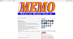 Desktop Screenshot of harianpagimemorandum.blogspot.com