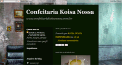 Desktop Screenshot of confeitariakoisanossa.blogspot.com