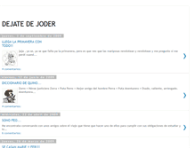 Tablet Screenshot of dejate-de-joder.blogspot.com