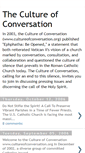 Mobile Screenshot of cultureofconversation.blogspot.com